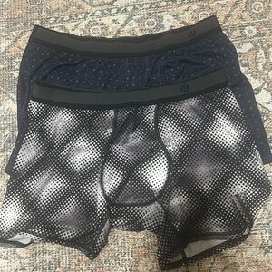 2pair lululemon boxer briefs xl $20